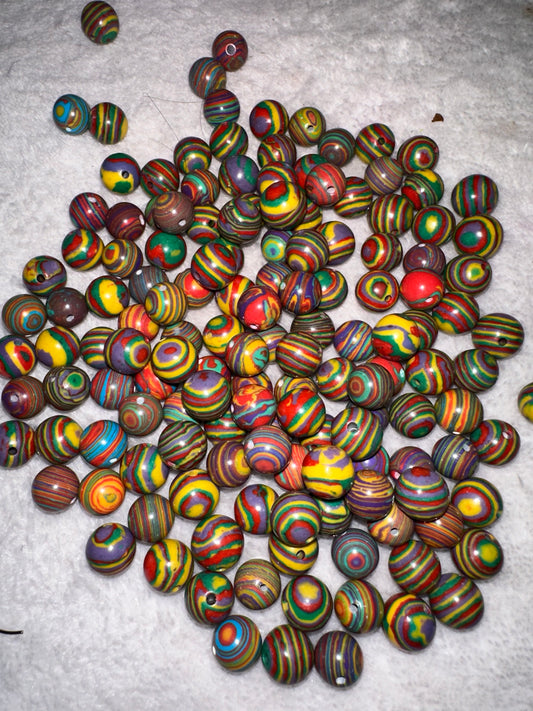 Multicolored Gemstones 10mm