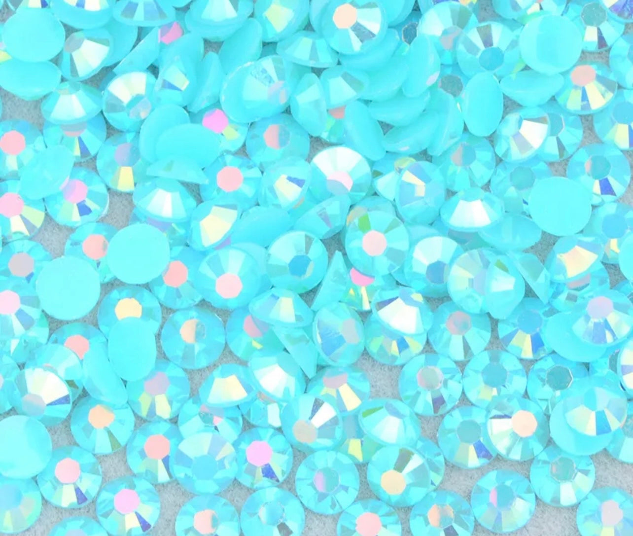 5mm Jelly Blue Zircon AB